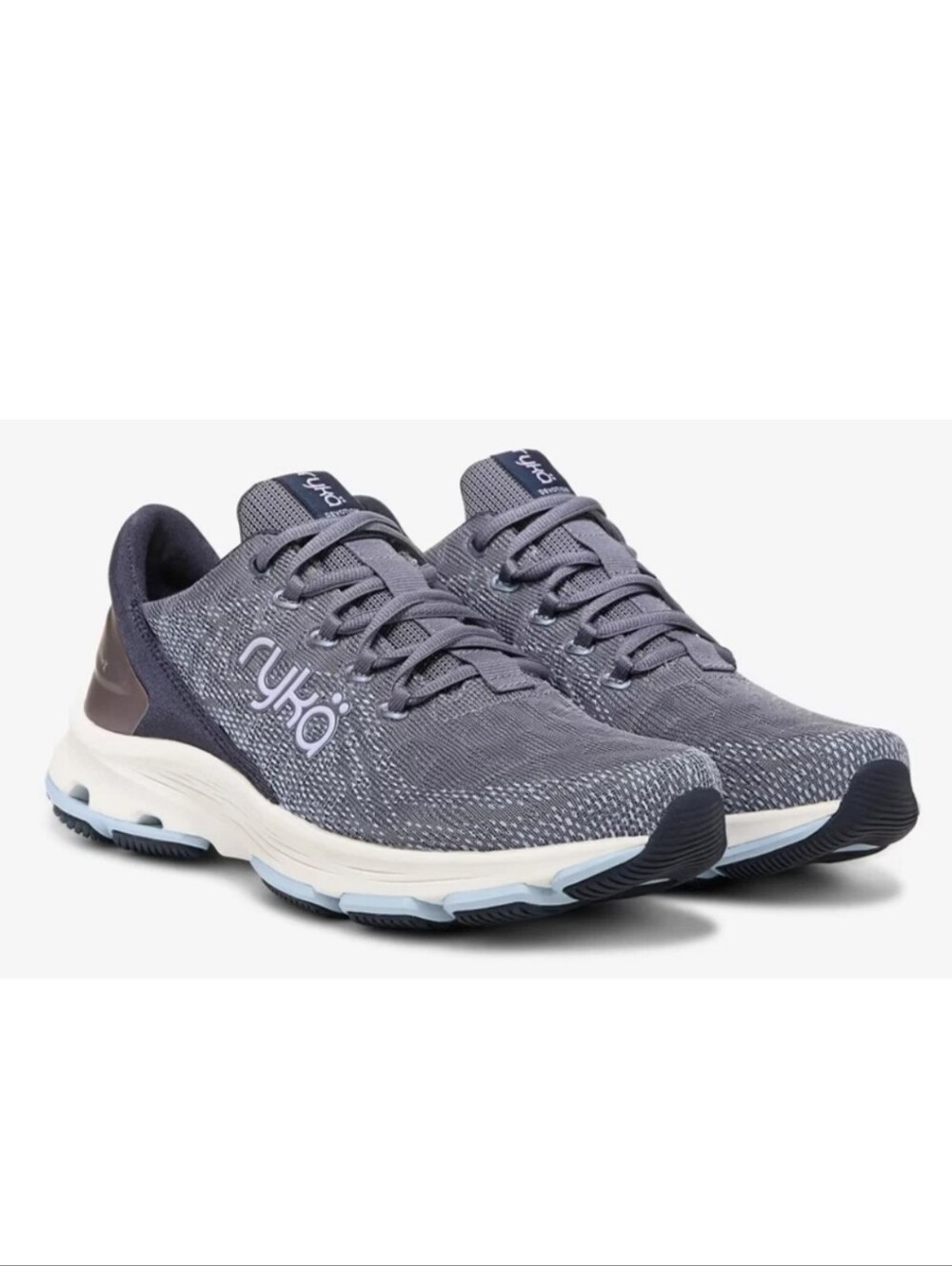 Ryka Women's Devotion X Walking Sneakers Folk Blue Wide Width Sz. 11 W